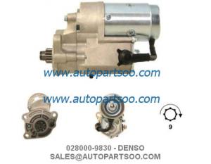 Best 028000-9830 128000-7030 - DENSO Starter Motor 12V 2KW 9T MOTORES DE ARRANQUE wholesale