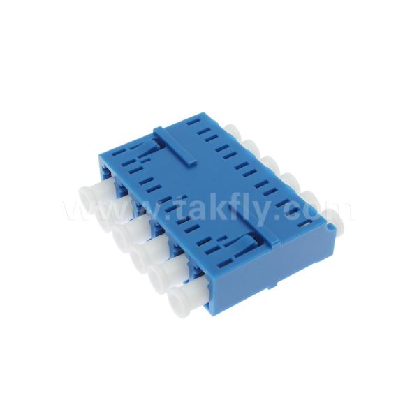 Cheap LC/UPC 6 Ways Adapter , SM OS2, Blue ,Without Flange Single Mode  for Network for sale