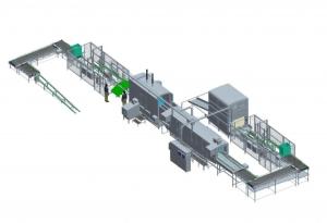 Best Continuous Robotic Palletizing Depalletizing Systems With Pallet Stacker wholesale
