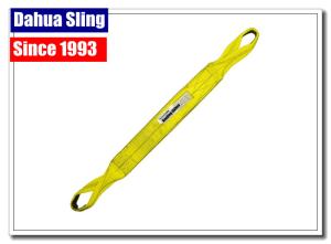 Best Eye & Eye Twist Type Flat Web Slings For Lifting , Pallet Lifting Slings With Tuff Tag wholesale