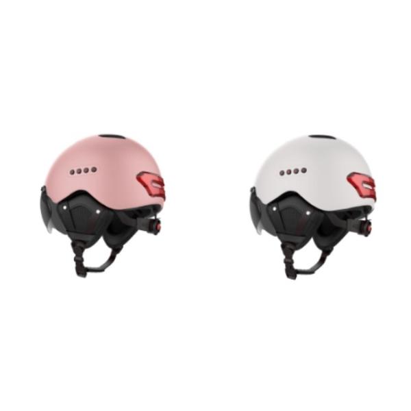 Cheap Mould Forming Inbuilt Camera Smart Cycle Helmets With Bluetooth for sale