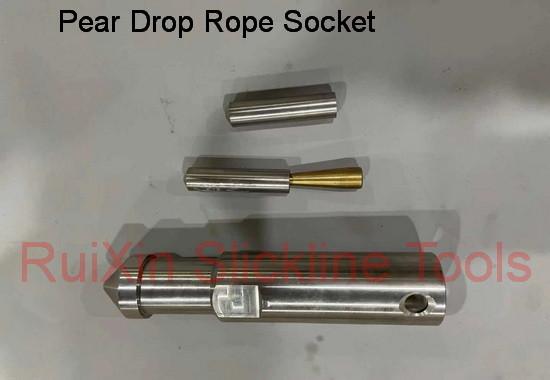 Cheap 1.75 inch Pear Drop Rope Socket Wireline Tool String for sale