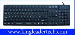Super Slim Waterproof Silicone Keyboard With FN Keys And Numeric Keypad In USB