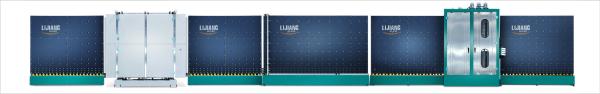 Cheap Double Glazing Glass Processing Machines With Online Gas Filling Function for sale