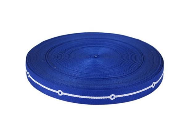Cheap Funky Blue Elastic Diary Band Strap , 3 - 110mm Width Custom Cloth Elastic Bands for sale