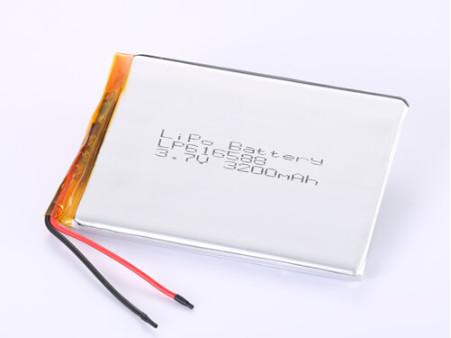 Cheap LP616588 3.7V 3200MAH li ion battery manufacturers Customized Connector Type Lithium Polymer Battery with Short Circuit Protection Ensuring Safe Storage for sale