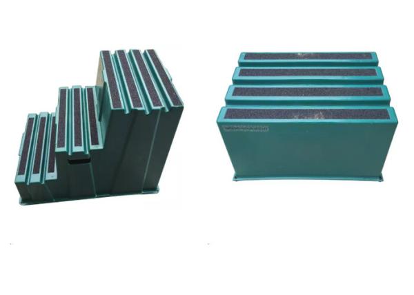 Cheap One Step Plastic Step Stool Rectangle Shape With Abrasive Foot Tape for sale