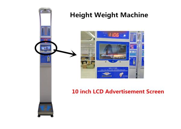 Cheap Bluetooth Connect Coin Operated Weighing Scales With Height Measurement for sale
