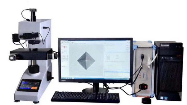 Cheap Half Automatic Micro Vickers Hardness Tester With Motorized X-Y Table Manual Focus for sale