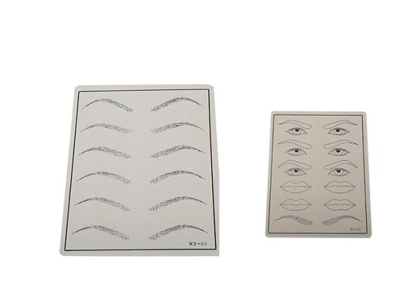 Cheap PMU Permanent Makeup Tools / Tattoo Practice Skin Soft And Easy To Get Ink for sale