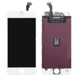 China Tianma LCD for iPhone 6 Display Assembly with Frame - White- Grade P on sale