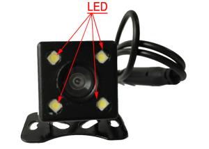 China Universal Mount metal Backup camera Front Form Cam IR Lights Night Vision HD CCD Waterproof Rear view Camera CMOS-124 on sale