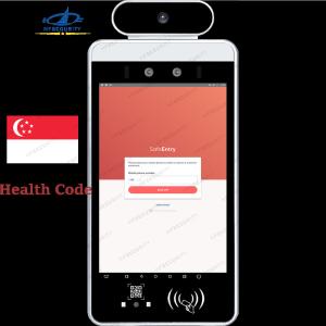 HF80C RA08T Safe Entry Health Code Scan  Device Face Recognition  Health Code Scan Device