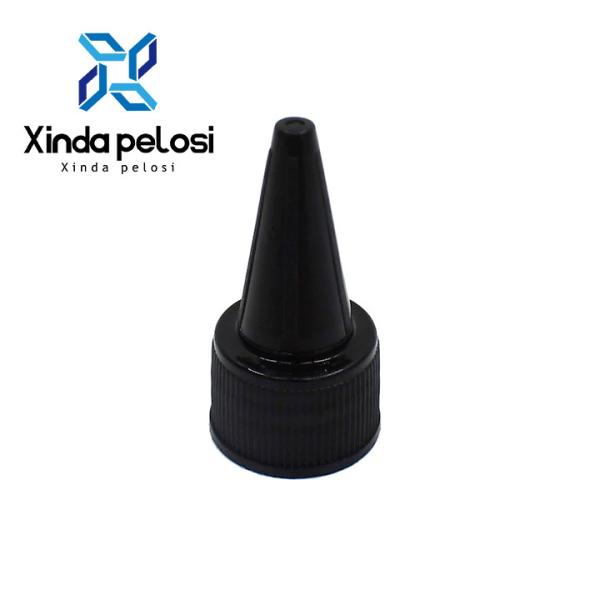 Cheap Custom Plastic White Black Clear Cosmetic Squeeze Twist Closure Cap Tip Applicator Cap Twist Top For Sale for sale