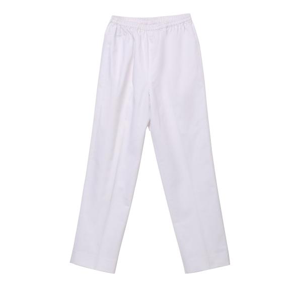 Cheap Elastic Waist Draw String White Chef Pants for sale