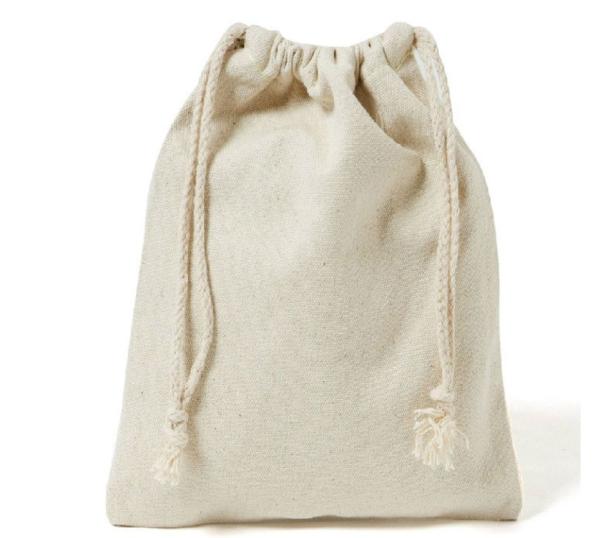 Cheap Canvas Material Drawstring Cinch Bag Eco Friendly With Custom Size for sale