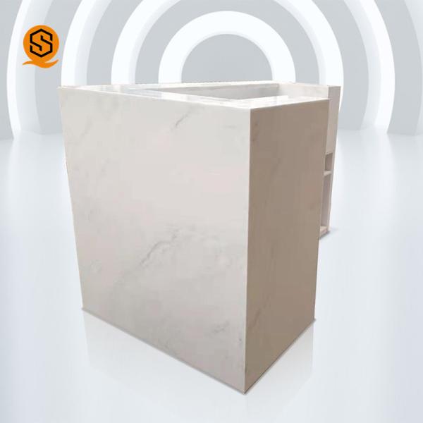 Cheap Stick Seamless Solid Surface Reception Counter ISO9001 Repairable for sale