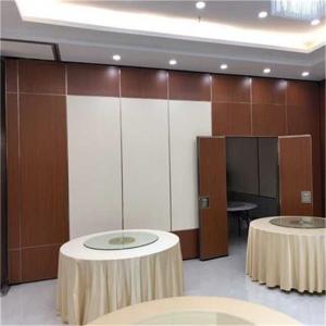 China Aluminium Mobile Sliding Folding Partition Walls Hotel Soundproof Acoustic Movable Partitions on sale