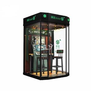 Pop Music Entertainment Mini Karaoke System With Microphone Coin Operated