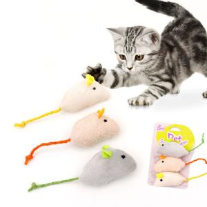 Plush Catnip Mouse Cat Toy for Interactive Indoor Cats Kitten Play Popular Style and Interactive Function