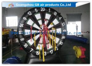 China Giant Inflatable Sports Games Target Shoot / Inflatable Dart Board with Fastener Darts on sale