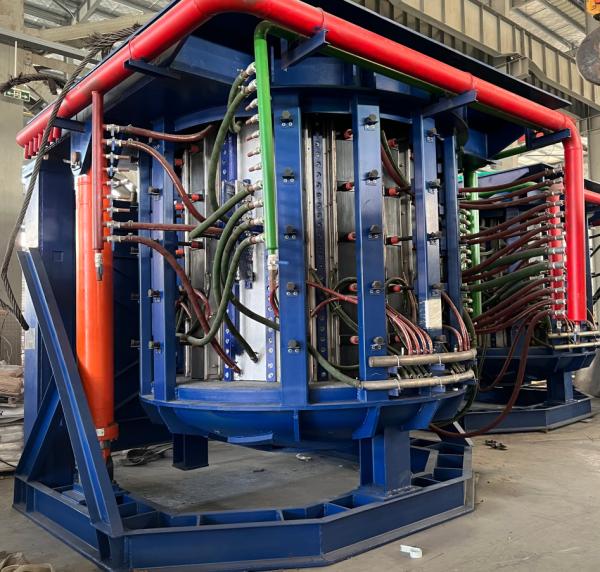 Cheap PID / Siemens Controlled Customized Intermediate Frequency Induction Furnace With 1 Year Warranty for sale