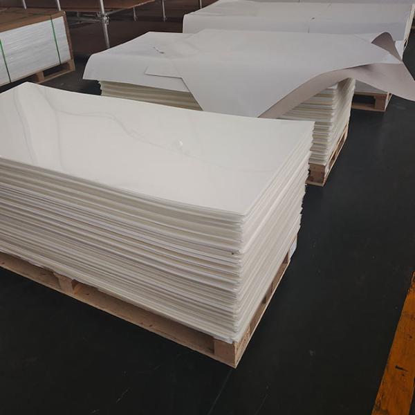 Cheap Uv PMMA Sheet Plastic Cast White Sanitary Acrylic Sheet 2mm 4x8ft for sale