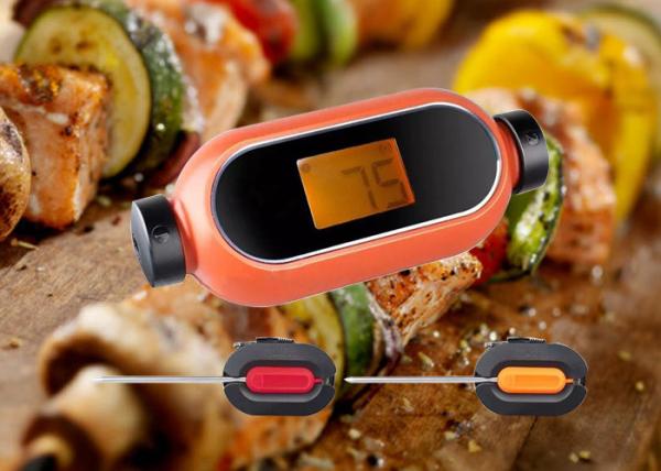 Cheap Wireless Control Mini Bluetooth Thermometer Mobile Operated With APP Smart Alarm for sale