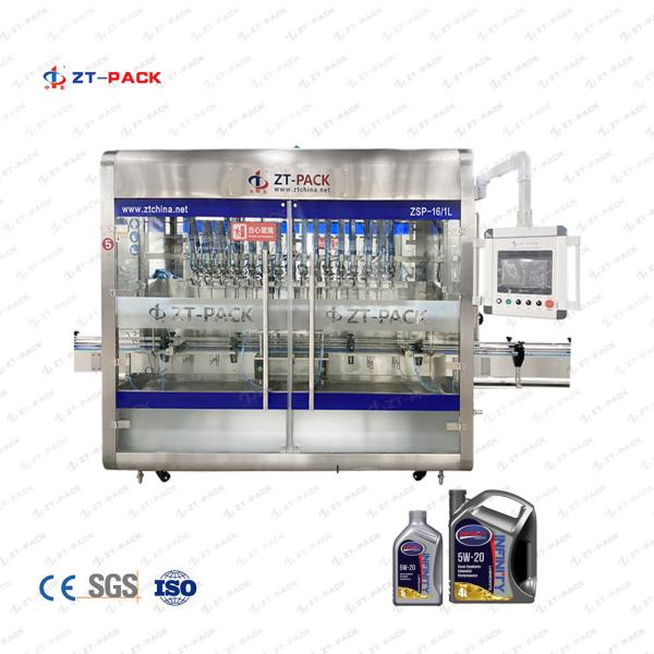 Cheap Linear Piston Servo Motor Lubricant Oil Filling Machine Track Capping Automatic for sale
