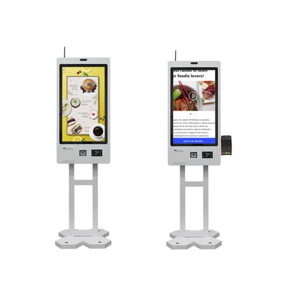 Cheap Touch Screen Restaurant Self Ordering Kiosk Mcdonald'S KFC Floor Standing for sale