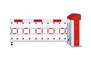 License Plate Recognition Traffic Light Control Airborne Barrier Gate System