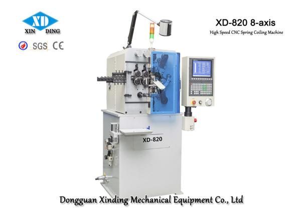 Cheap XD-820 8-Axis High Speed Spring Coiling Machine Makes Wire Diameter 0.5 To 2.0mm for sale