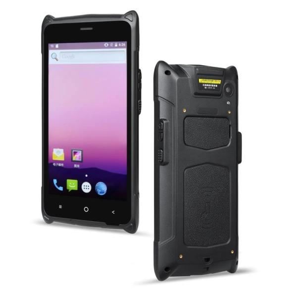 Cheap Ip64 Android PDA Barcode Scanner , 1d 2d Barcode Scanner Terminal 128GB SD/TF for sale