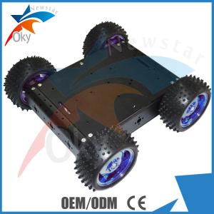 China RC Car Diy Robot Kit 4WD Drive Aluminum Electric Smart Car Robot Platform on sale