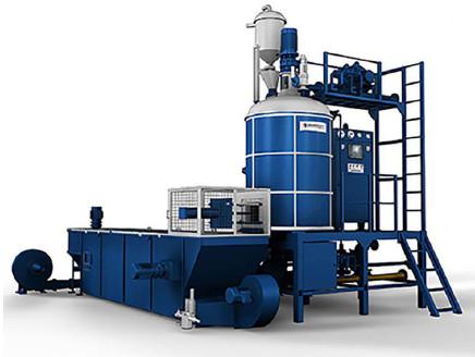 Cheap Automatic Feeding System EPS Foam Production Line Batch Pre Expander Machine for sale