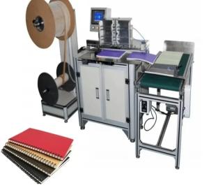 China Two Ring Double Wire Coil Spiral Calendar Closing Binding Binder Machine Equipment on sale