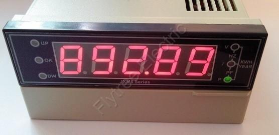 Cheap AC 5bits Digital multiple power meter  watt KWh power factor Voltage current electricity consumption frequency for sale