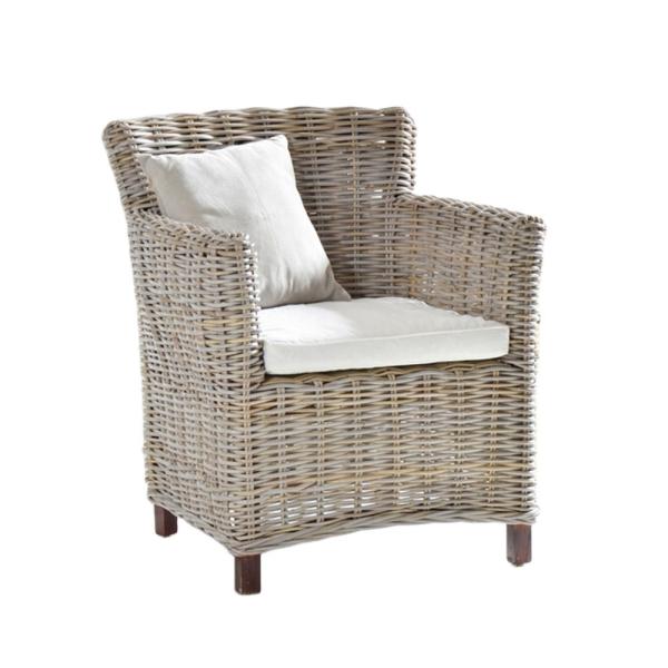 Cheap Depth 52cm Rattan Wicker Chairs for sale