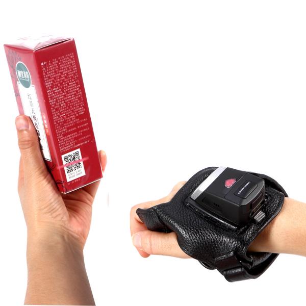 Cheap Glove Wearable Wireless Barcode Qr Code Reader And Scanner For QR PDF417 Code PS02 for sale