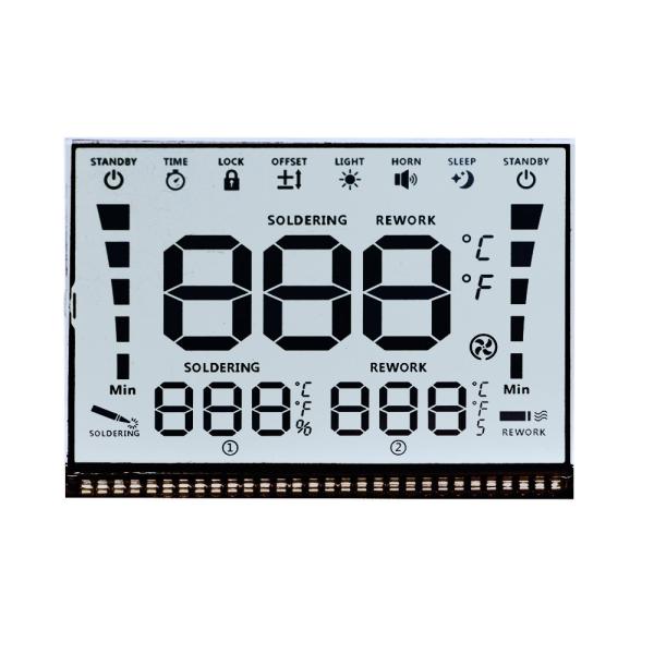 Cheap 20 Watts Power Consumption TN LCD Display with Customized Design and 1/3 Bias for sale