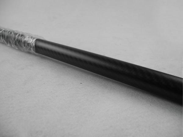 Cheap High Performance Round Carbon Fiber Tubing / Pipe with 3K Matt Plain for sale