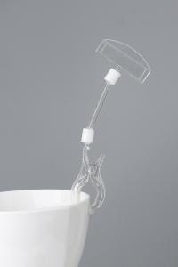 POP Clear Plastic Card Clip Sign Holders In Store Shop Display Systems