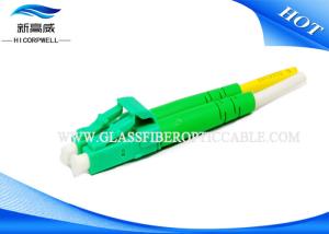 China Blue LC PC APC 2.0MM DX UPC APC Fiber Connector For Patch Cord Cable LSZH PVC on sale