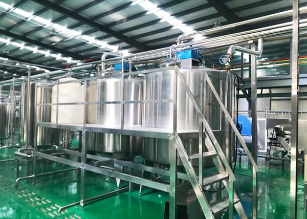 Cheap Custom High Speed Beverage Blending And Packaging Line Easy Operation for sale