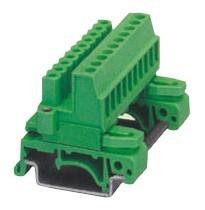 Cheap Din Rail Pluggable Terminal Block with Pin Spacing 5.08mm  header arrage:24-12 AWG for sale