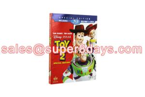 Best Toy Story 2 (1999) Blu Ray DVD Cheap Hot Sale Cartoon Movies Blu-ray DVD Wholesale Supplier wholesale