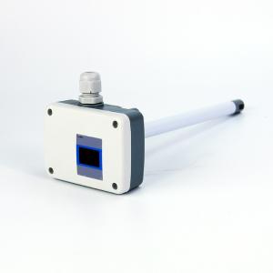 China RS485 modbus 4-20mA duct mount HAVC air velocity transducer/transmitter wind speed direction sensor on sale