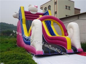 slide inflatable , hello kitty inflatable bouncer slide , inflatable castle with slide