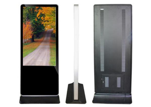 Cheap 3G Android Floor Stand Digital Signage Solutions , Network LCD Digital Poster for sale