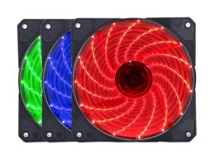 China High quality and lowest noise OEM/ODM 120mm red color LED Computer Case cpu cooling fan 120*120*25mm on sale